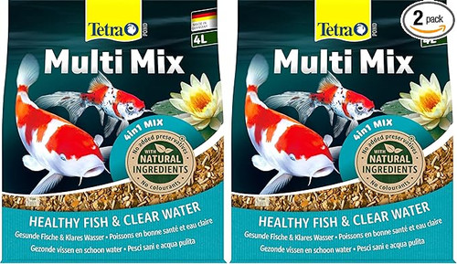 غدای میکس ماهیان استخری تترا- 4لیتری