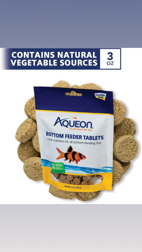 قرص غذای کفخوار آکوئون (Aqueon Bottom Feeder Tablets) – 85 گرم